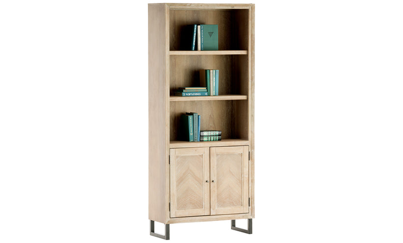 Harper Point Khaki Bookcase